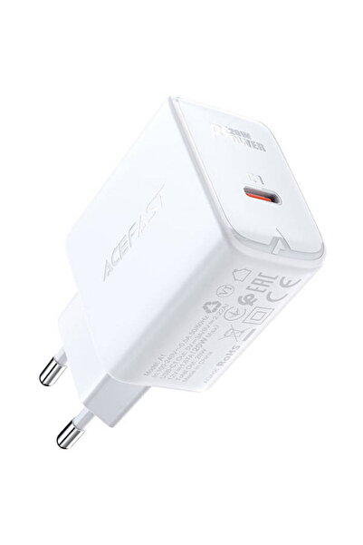 Acefast A1 PD20W, port USB C, Alb