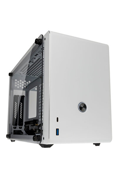 Raijintek Ophion, Mini ITX, fara sursa, Tempered Glass, White