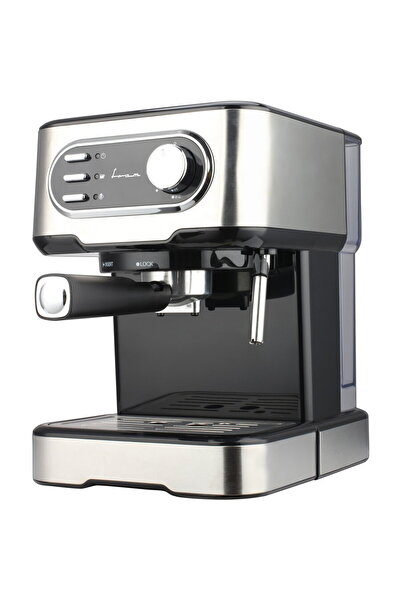 FRAM Espressor Manual FEM-850BKSS, 850W, 15 Bar, 1.2L, Duza Abur, Tavita Amov...