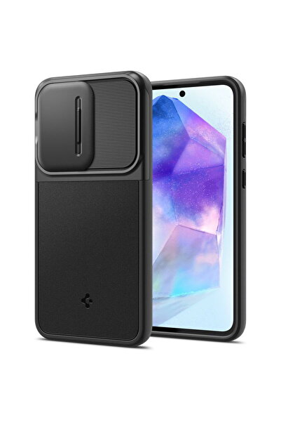 Spigen Husa Samsung Galaxy A55 5G - Optik Armor - Negru