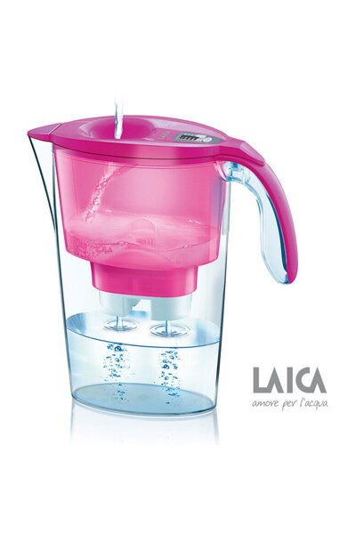 LAICA Cana filtranta de apa Stream Fuchsia, 2.3 litri