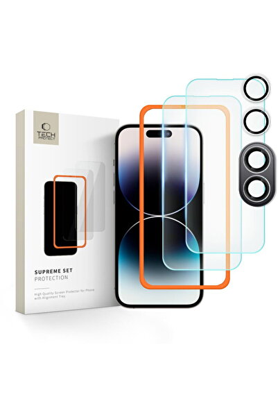 Tech-Protect Folie de protecție ecran și cameră spate Tech Protect Supreme Ap...