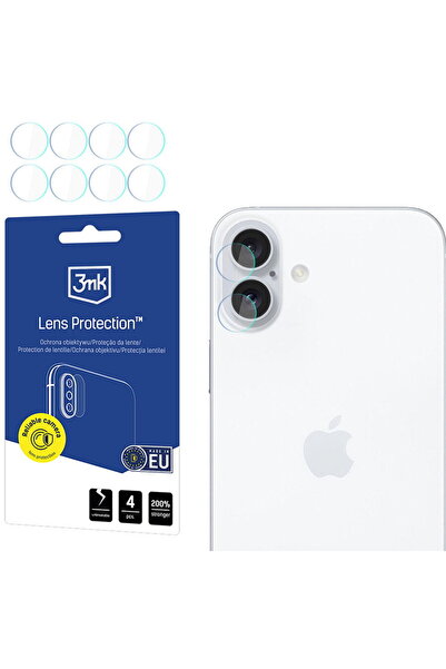 3MK Folie pentru iPhone 17 (set 4) - Protecție lentile - Transparentă