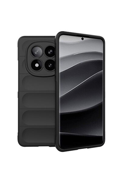 Techsuit Калъф за Xiaomi Redmi Note 14 Pro+ 5G - Магически щит - Черен