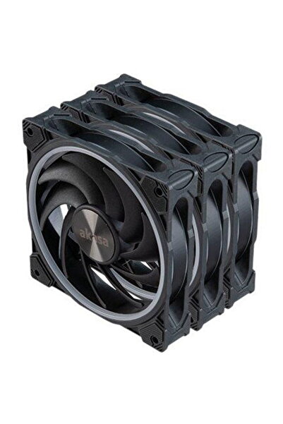 Akasa SOHO AR, ARGB, 2000 rpm, kit 3 ventilatoare de 120 mm, Negru