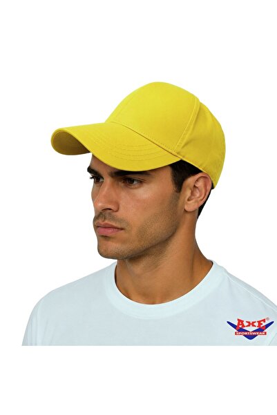 AXE SPORTSWEAR Șapcă sport de baseball unisex, galbenă, din micro-țesătură, c...