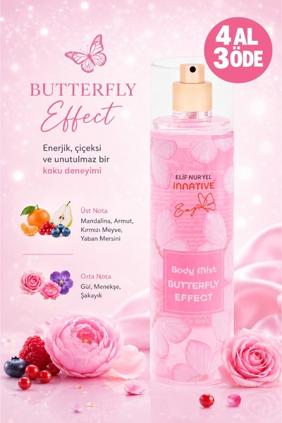 INNATIVE Elif Nur Yel Eny Body Mist Butterfly Effect Vücut Spreyi 200ml