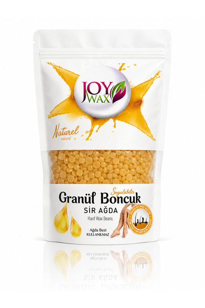 JOYWAX Kalıp Ağda,konserve Ağda Ve Granül Ağda Isıtıcı Kazan Ve Naturel Boncuk Soyulabilir Sir Ağda250 Gr*4