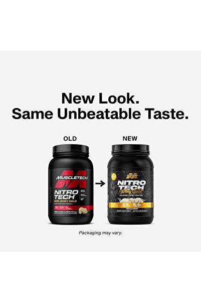 MUSCLETECH نيترو-تيك واي جولد، بروتين مصل اللبن الفاخر لبناء العضلات النحيلة ...