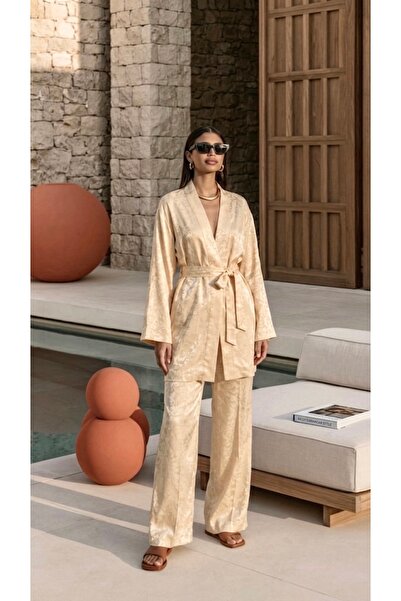 Ceren Öncel Atelier Verona Kimono&Pantolon Takım
