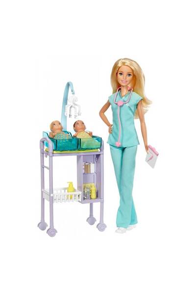 Barbie Ben Büyüyünce Meslek Setleri Çocuk Doktoru Sarışın