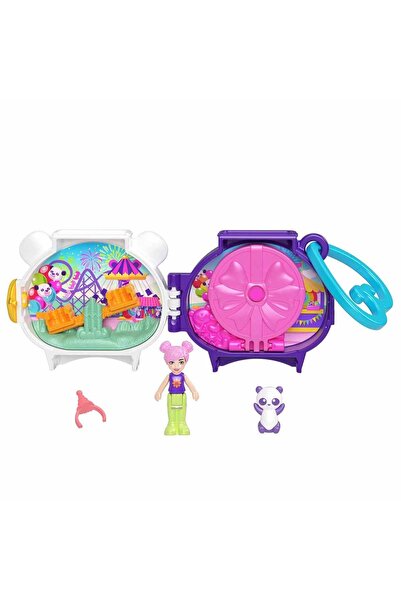Polly Pocket Sevimli Hayvanlar Kompakt Oyun Seti GYV99 - Panda