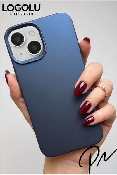 Launch Soft Velvet Inside Silicone Cover with Iphone 15 Compatible Case Logo