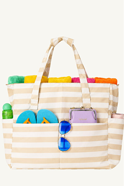 woys 2 Years Warranty - Large Size Multi-Compartment Women's Beach Bag - Wate...
