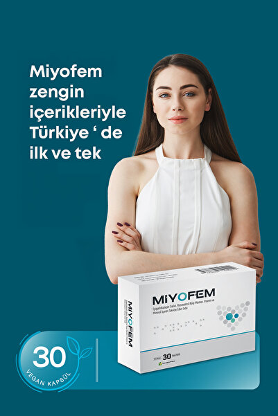 MİYOFEM Egcg Reişi Mantarı,resveratrol 30 Kapsül Miyom
