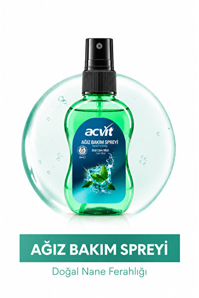 Ağız Kokusu Önleyici Ağız Bakım Spreyi - Uzun Süreli Nane Ferahlığı – 50 ML