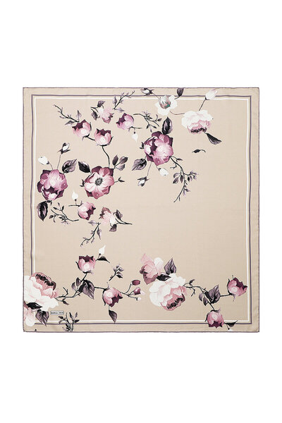 Bursa İpek Μεταξωτό μαντίλι από πέτρα Floral Twill