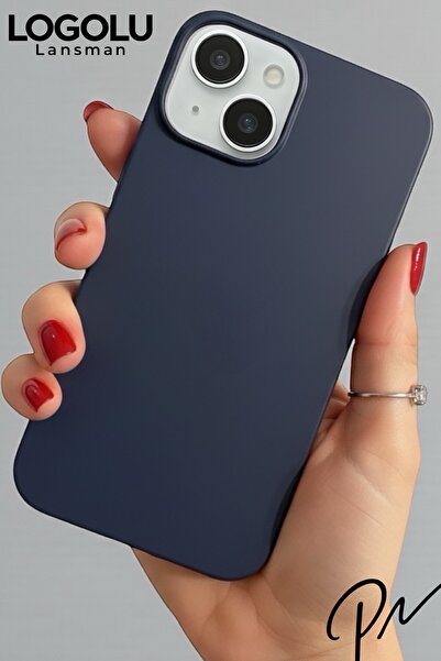 ProNorth Iphone 13-14 Uyumlu Kılıf Logolu Lansman Soft Yumuşak Içi Kadife Sil...