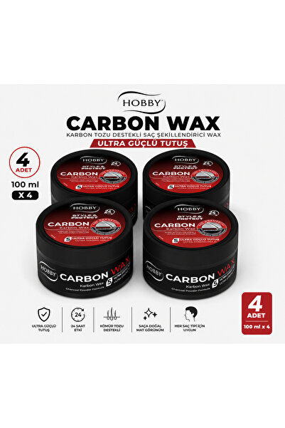Hobby Style & Protect Carbon Wax 100 ml X 4 Adet