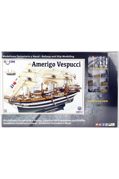 Occre 15006 1/100 Ölçek, Amerigo Vespucci, 98 cm. Yelkenli İtalyan Askeri Eği...