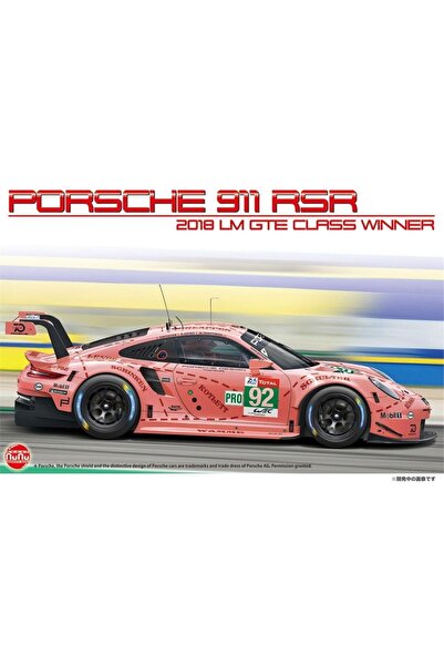 NUNU PN24040 1/24 Ölçek, Porsche 911 RSR (2018 LM GTE Class Winner), Otomobil...