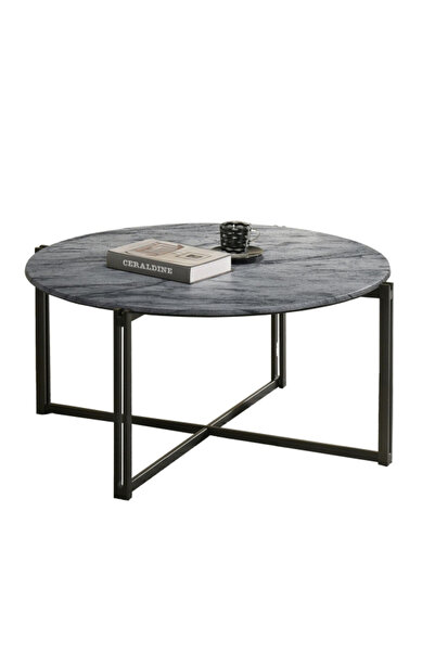 micasa Sturdy Modern Design Round Coffee Table