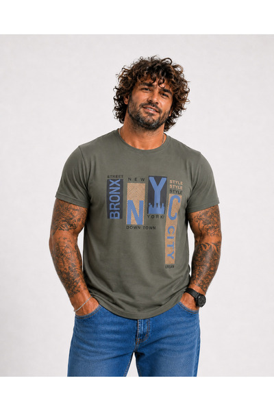 Starbattal Tricou cu gâtul în formă de O pentru bărbați, mărime mare, The Bro...