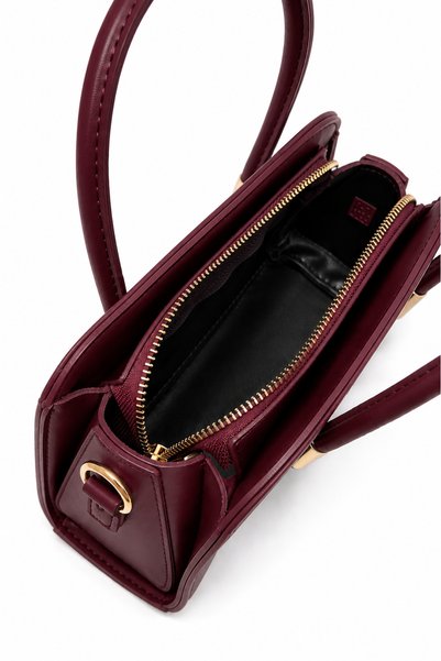 Arenmc store Trendy Model Bag Women's Bordro Handbag First Class Leather Textured Strap Bag Width 21 Length 13