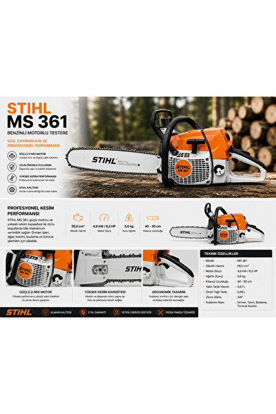 STIHL STHIL MS 361 BENZİNLİ TESTERE