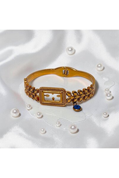 JADE ACCESSORY Premium | Gold, Gramlık Kelepçe Bileklik 316L