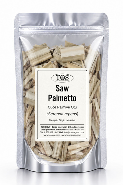 TOS The Organic Spices Saw Palmetto Otu 100 gr (1. Kalite) Serenoa repens / C...