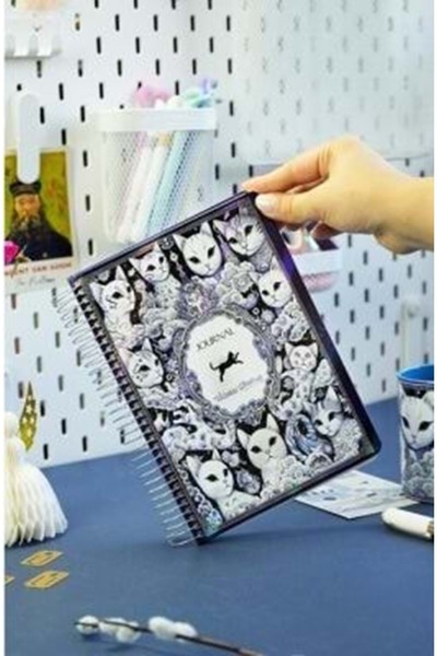 Bruno Visconti Victoria Journals 125-2110 Sert Kapaklı Spiralli Tarihsiz Ajan...