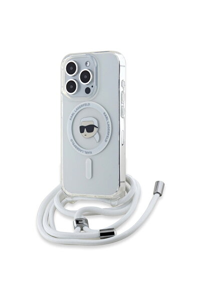 Karl Lagerfeld Husa pentru iPhone 15 Pro Max - IML Crossbody MagSafe (KLHMP15...