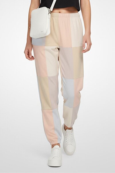 Obey Women Regular Fit Colorblocked Sweatpants, Multicolor