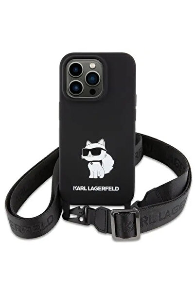 Karl Lagerfeld KLHCP15SSCBSCNK iPhone 15 6.1 "   Husă rigidă negru/negru...