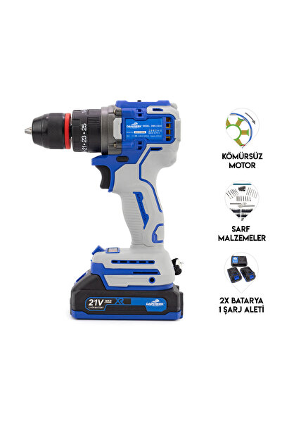 Dawreek 10mm Blue Kömürsüz Vidalama