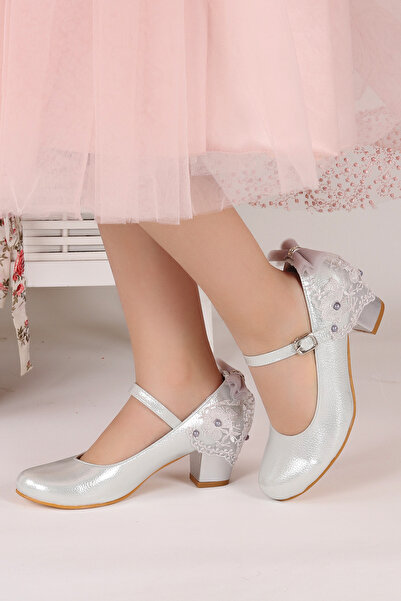 Kiko Kids Cara Vakko Günlük Kız Çocuk 4 Cm Topuklu Abiye Ayakkabı