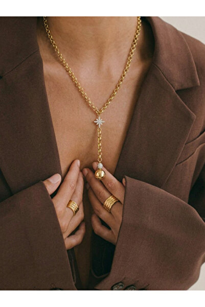 Rüzgar Alaz Shine Y Necklace