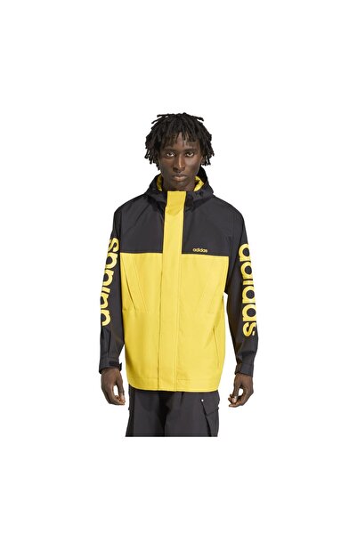 adidas Ke2152-E Archive Jkt Men's Raincoat-R &amp; Uuml;Zgarlık Yellow