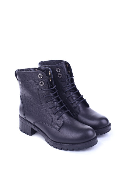 Castle Black 3680-1 Ghete de damă cu talpă confortabilă zilnică din piele nat...