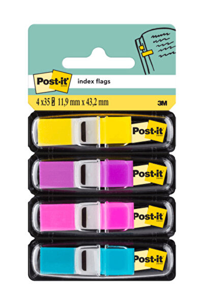 3M Index de plastic Post-it 4 culori