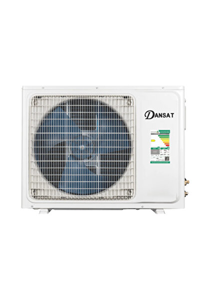 Dansat مكيف هواء سبليت 11100 وحدة حرارية بريطانية ساخن/بارد، أنبوب نحاسي، تدفق هواء من أربعة جوانب، DSA12CH، أبيض