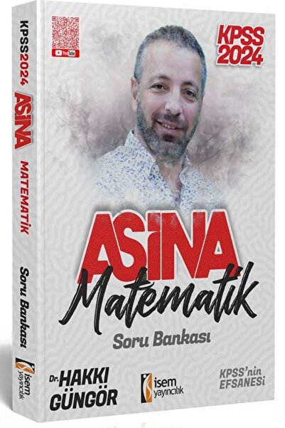 İsem Yayınları SÜPER FİYAT - İsem 2024 KPSS Matematik AŞİNA Soru Bankası Çözü...