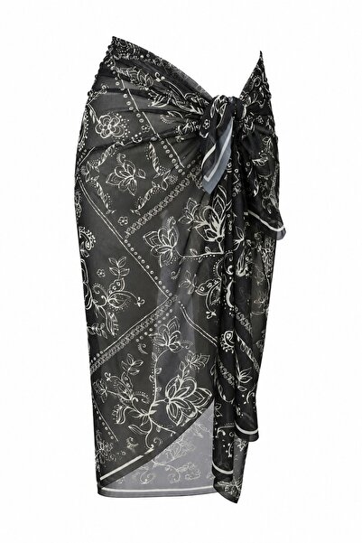 tarzınısec Pareo Transparent Interior - Model Bandană Floare 150x95 Cm
