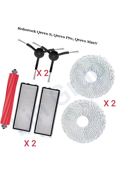 LİN GRUP Set de piese de schimb compatibile cu modelul Roborock Qrevo S model...