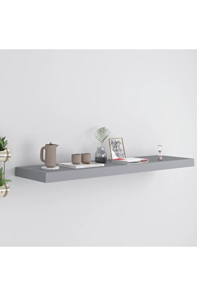 Concept Raft de perete suspendat, gri, 90x23,5x3,8 cm, MDF
