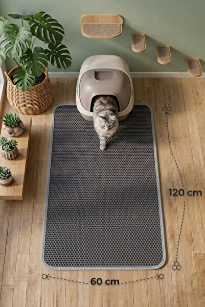 SoGood Concept XXL - Elekli Kedi Kum Paspası - Petek Dokulu Kedi Kumu Yakalam...