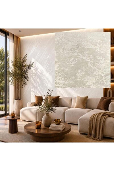 YaYa Color Vopsea Decorativă Perla Luxury Bej Deschis 0,5L cu fulgi perlați