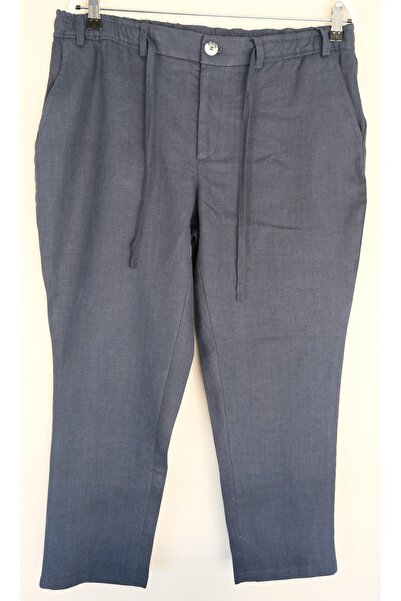 HG UNISEX BÜYÜK BEDEN KETEN JOGER PANTOLON