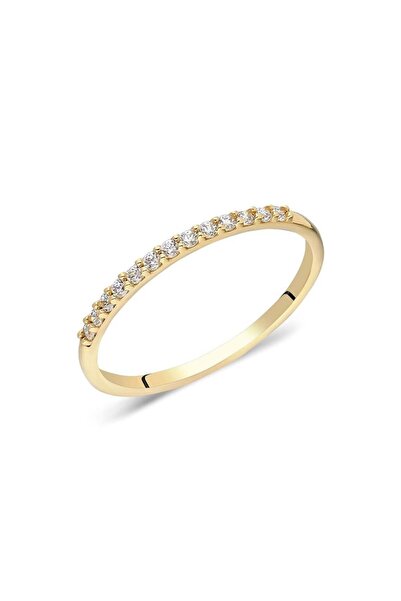 FasekGold Yarımtur Pırlanta Montürü Alyans-0,25 Crt Tamtur Pırlanta Montürü A...
